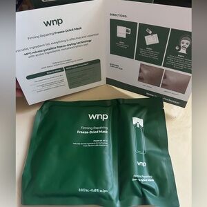 WNP Freeze Dried Face Mask- NEW! Includes 5 face masks